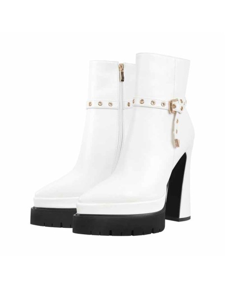 Platform Chunky High Heel Ankle Boots