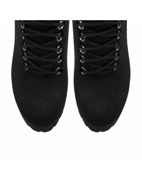 Platform Chunky Heels Lace up Knee High Boots