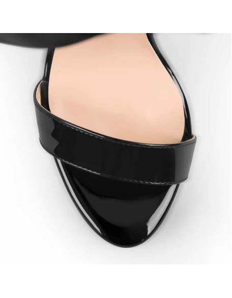 Single Band Ankle Strap Platform Stiletto Sandals
