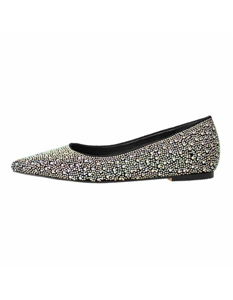 Pointed Toe Rhinestones Flats