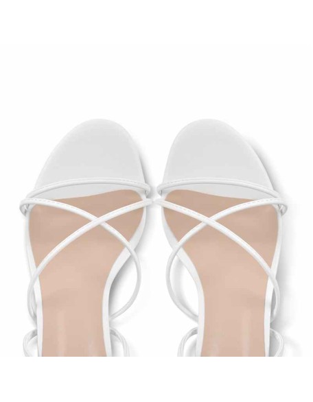 Open Toe Lace-up Chunky Sandals
