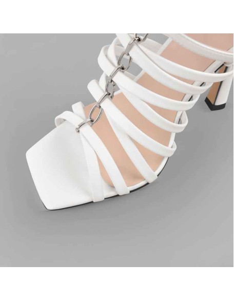 Open Toe Gladiator Hoof Heels Sandals