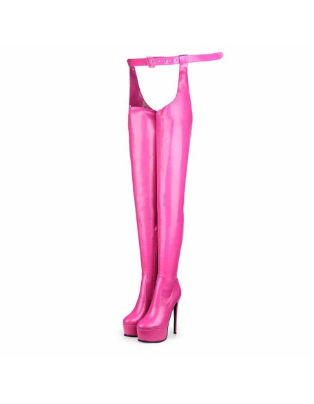Round Toe Platform Stiletto Stretchy Pantyhose Boots