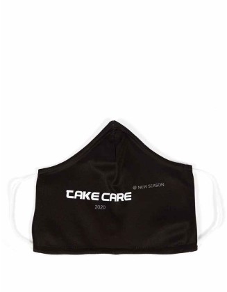 Black Take Care Slogan Fashion Face Mask