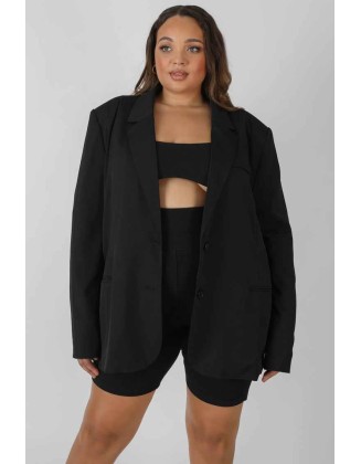 Curve Longline Blazer Black