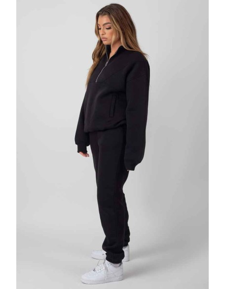 90S Oversized Joggers Black