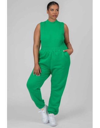 Curve 90S Oversized Joggers Green