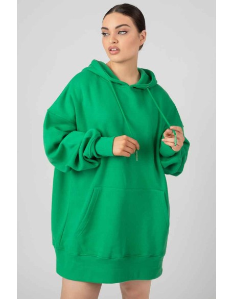 Oversized Sweat Hoodie Green