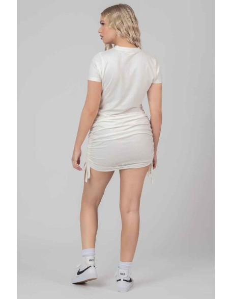 Bodycon Mini T Shirt Dress Ecru