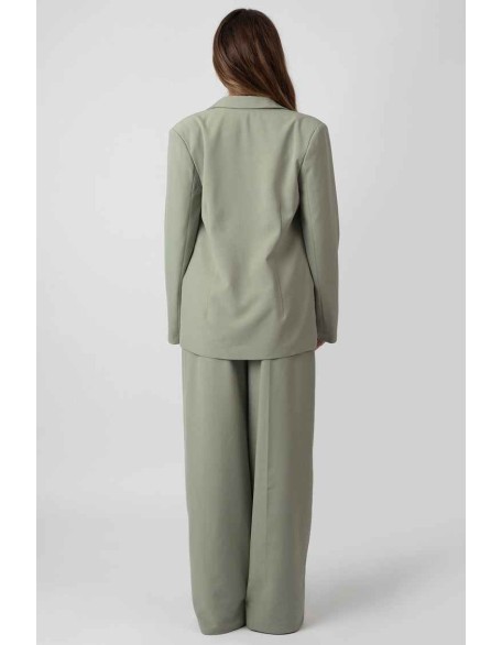 Premium Obi Belt Blazer Sage