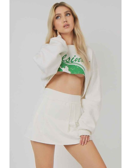 Tennis Skirt White