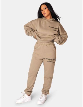 Oversized Fit Printed Joggers Elm