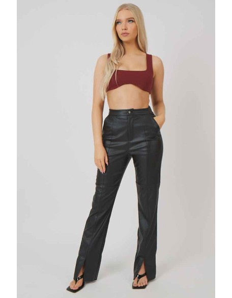 Underbust Detail Crop Top Port