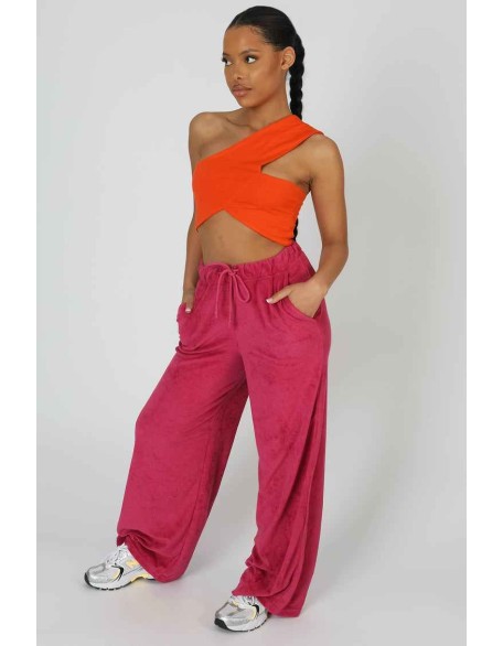 Asymmetric Bralet Orange