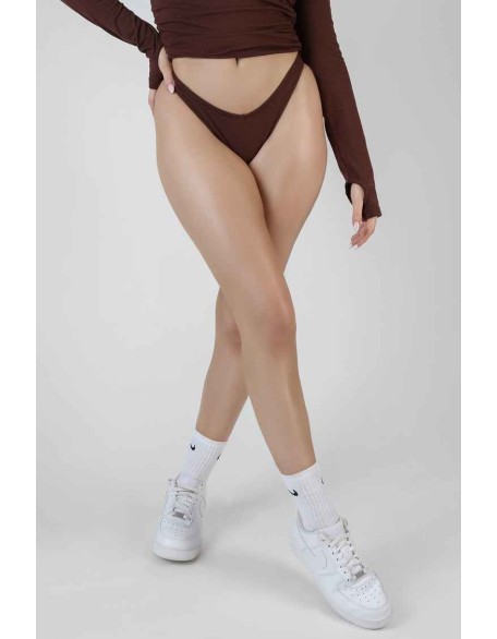 V Front Knicker Chocolate