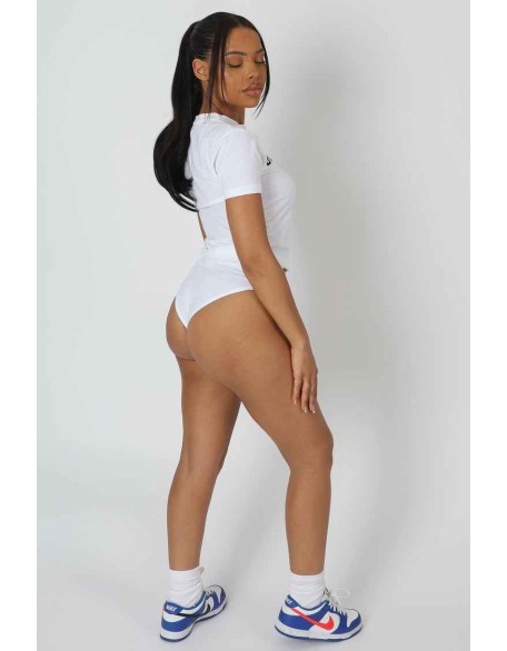 Nyc Elastic Cheeky Bum Knicker White