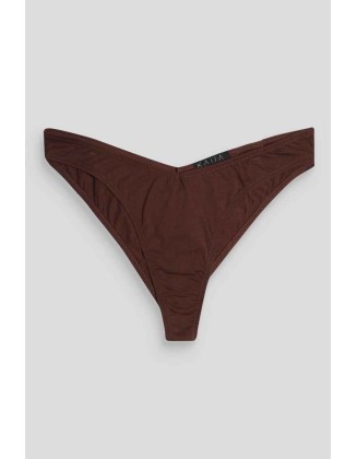 Curve V Front Knicker Chocolate