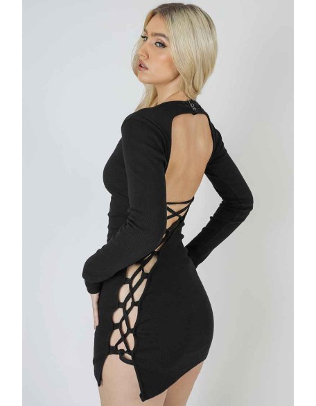 Extreme Lace Up Dress