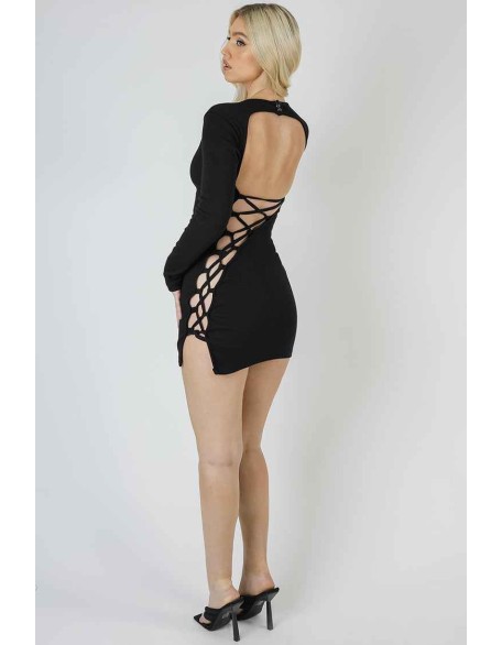 Extreme Lace Up Dress