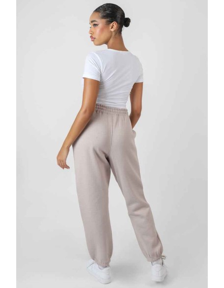 Oversized Drawstring Joggers Light Grey