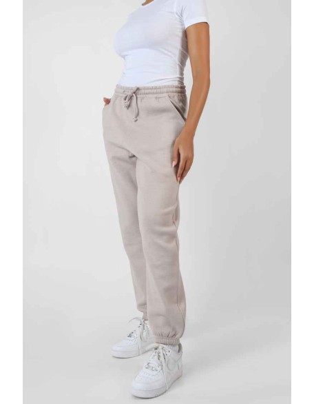 Oversized Drawstring Joggers Light Grey