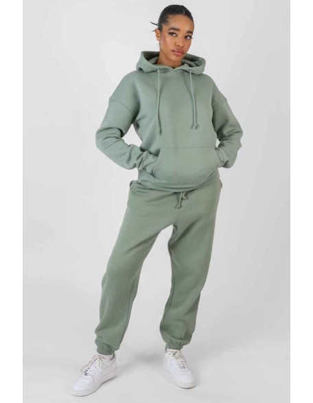 Oversized Drawstring Joggers Khaki