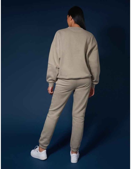 Be Your Own Muse Embroidered Sweatshirt Khaki