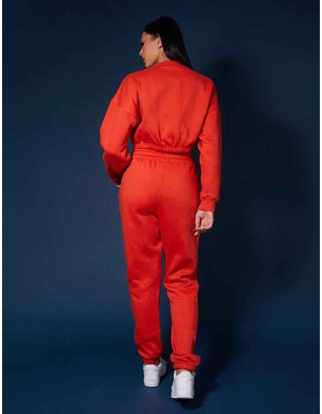 Varsity Tonal Sweatshirt Flame Red