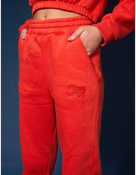 Varsity Tonal 90'S Joggers Flame Red
