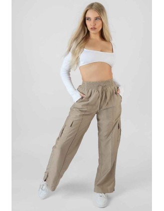Ribbed Underbust Square Neck Crop Top White