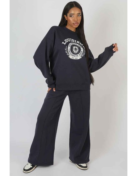 Louisiana Graphic Sweatshirt Ink Blue