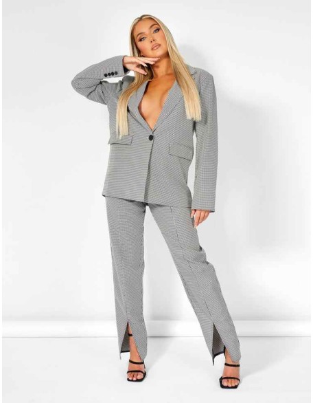 Houndstooth Blazer