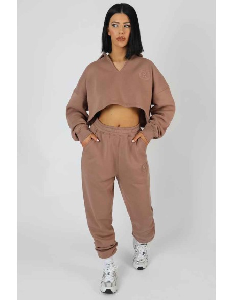 Embroidered 90'S Joggers Frappe