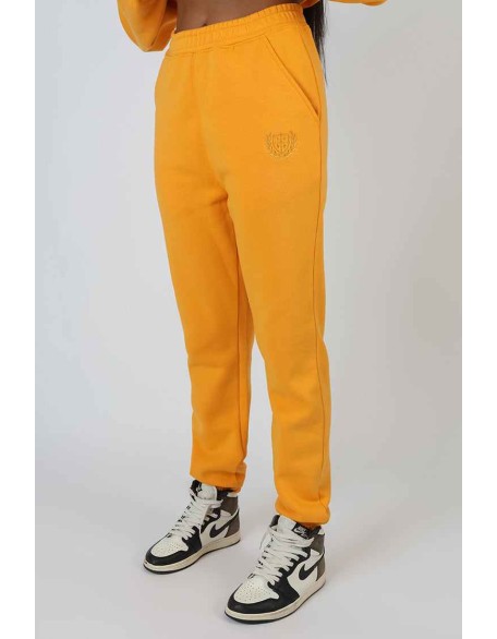 Milan Tonal Embroidered Joggers Mango