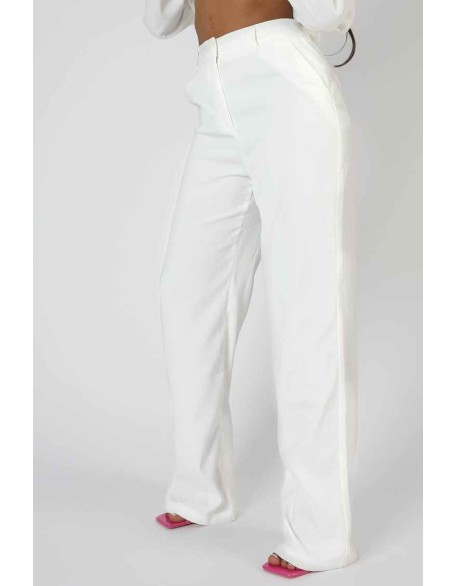 Dad Trouser White