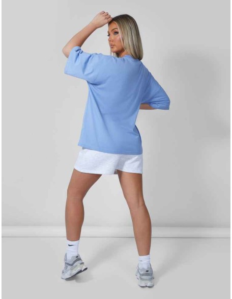 Santa Monica Oversized T-Shirt Bluebell
