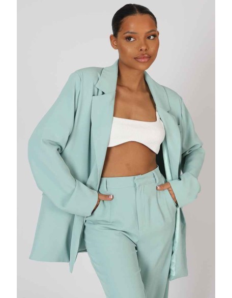 Oversized Dad Blazer Peppermint