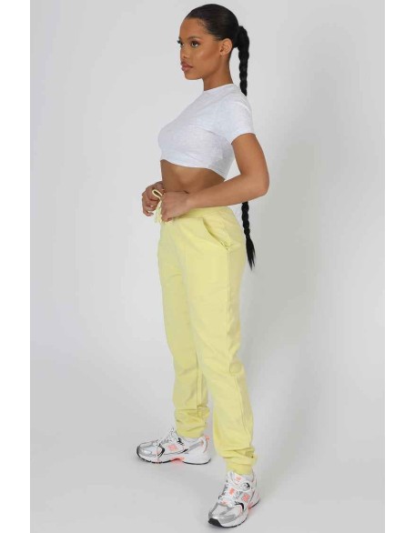 Seam Front 90S Jogger Lemon