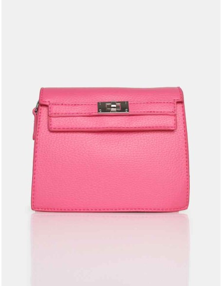 The Devlin Bright Pink PU Mini Bag