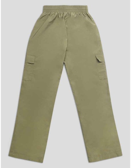 SPLIT HEM CARGO TROUSERS KHAKI