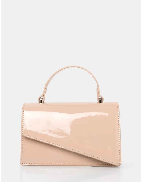 The Penny Nude Patent Mini Bag