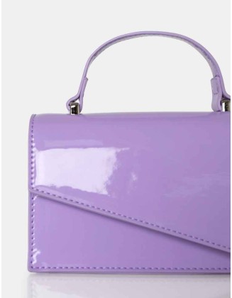 The Penny Lilac Patent Mini Bag